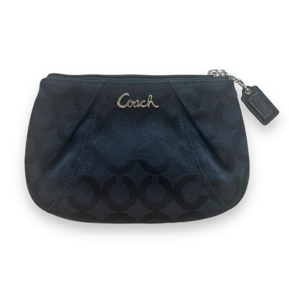 Woman's Black Coach Pouch